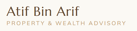 The Atif Bin Arif wordmark, as it appears in the live site's header